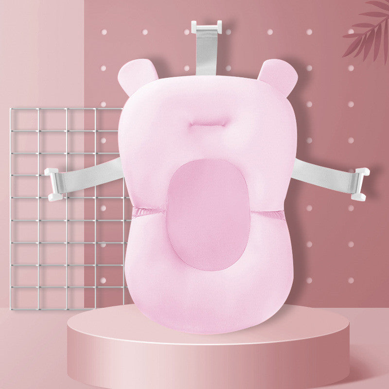 Make Bath Time Safe and Fun with the Non-slip Sponge Baby Bath